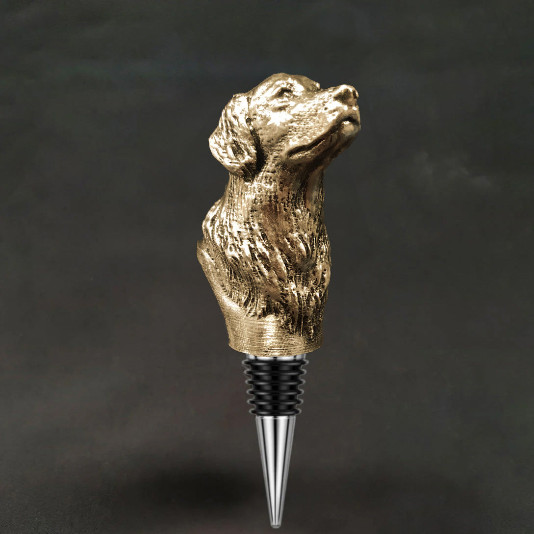 Golden Retriever Bottle Stopper