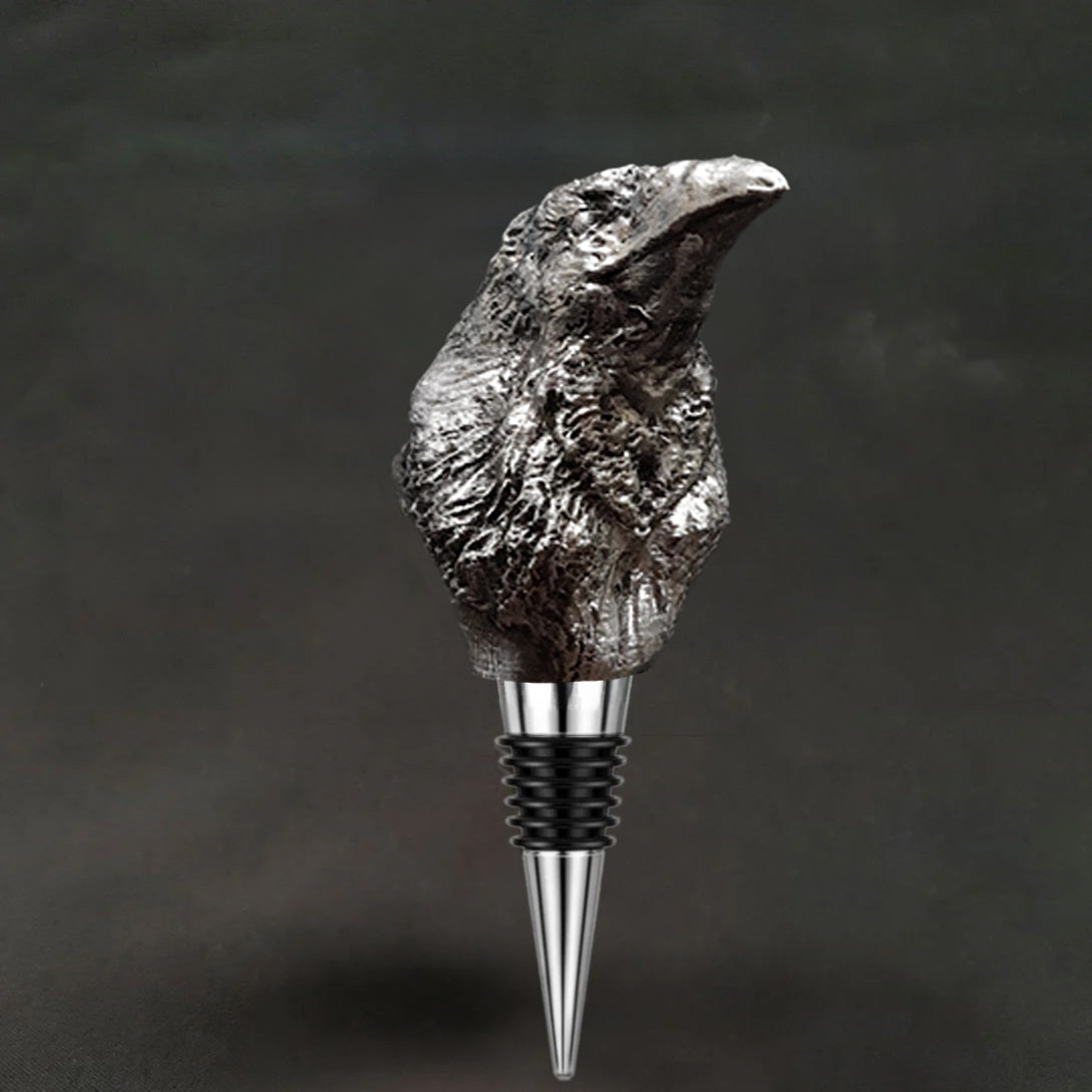 Crow Bottle Stopper