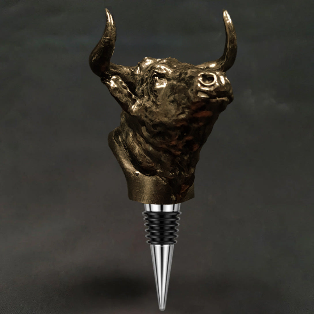 Bull Bottle Stopper