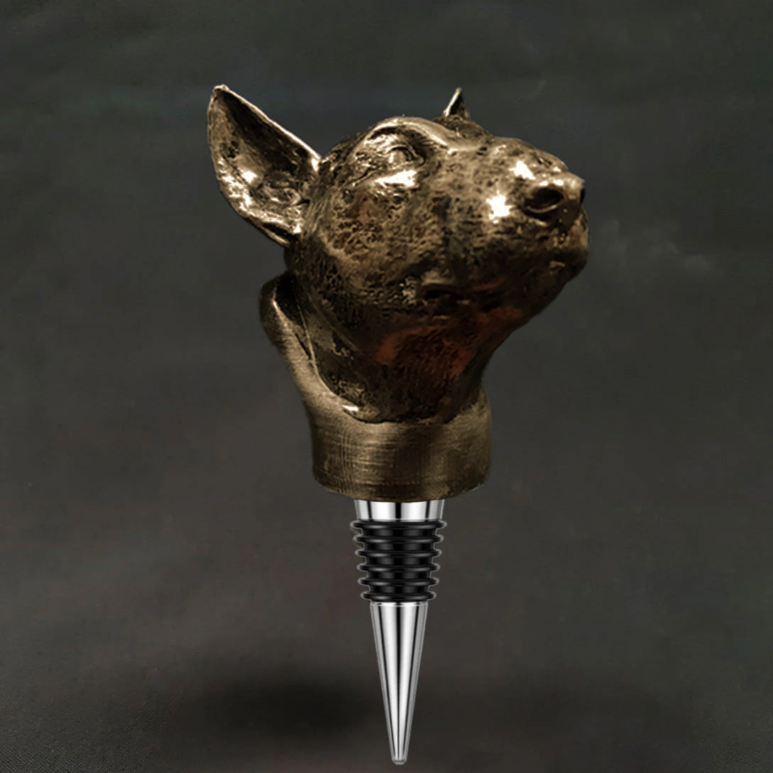 Bull Terrier Bottle Stopper