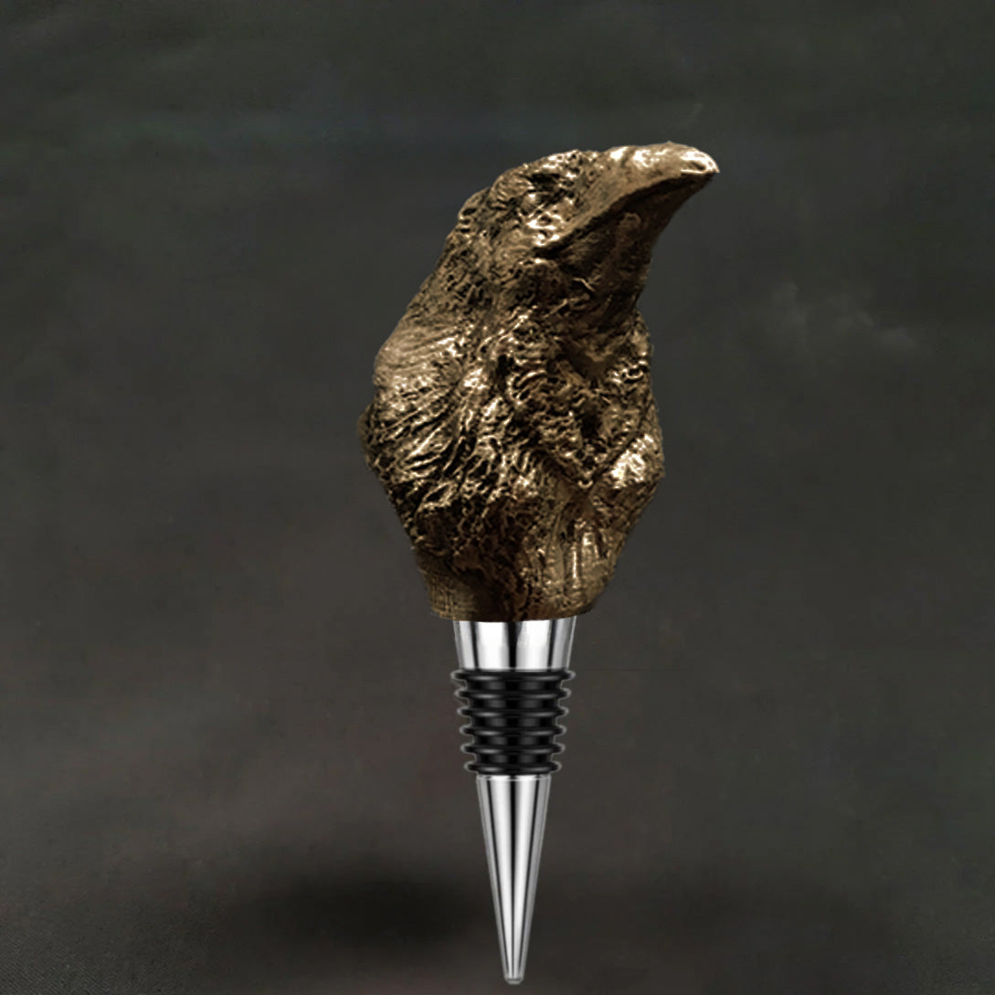 Crow Bottle Stopper