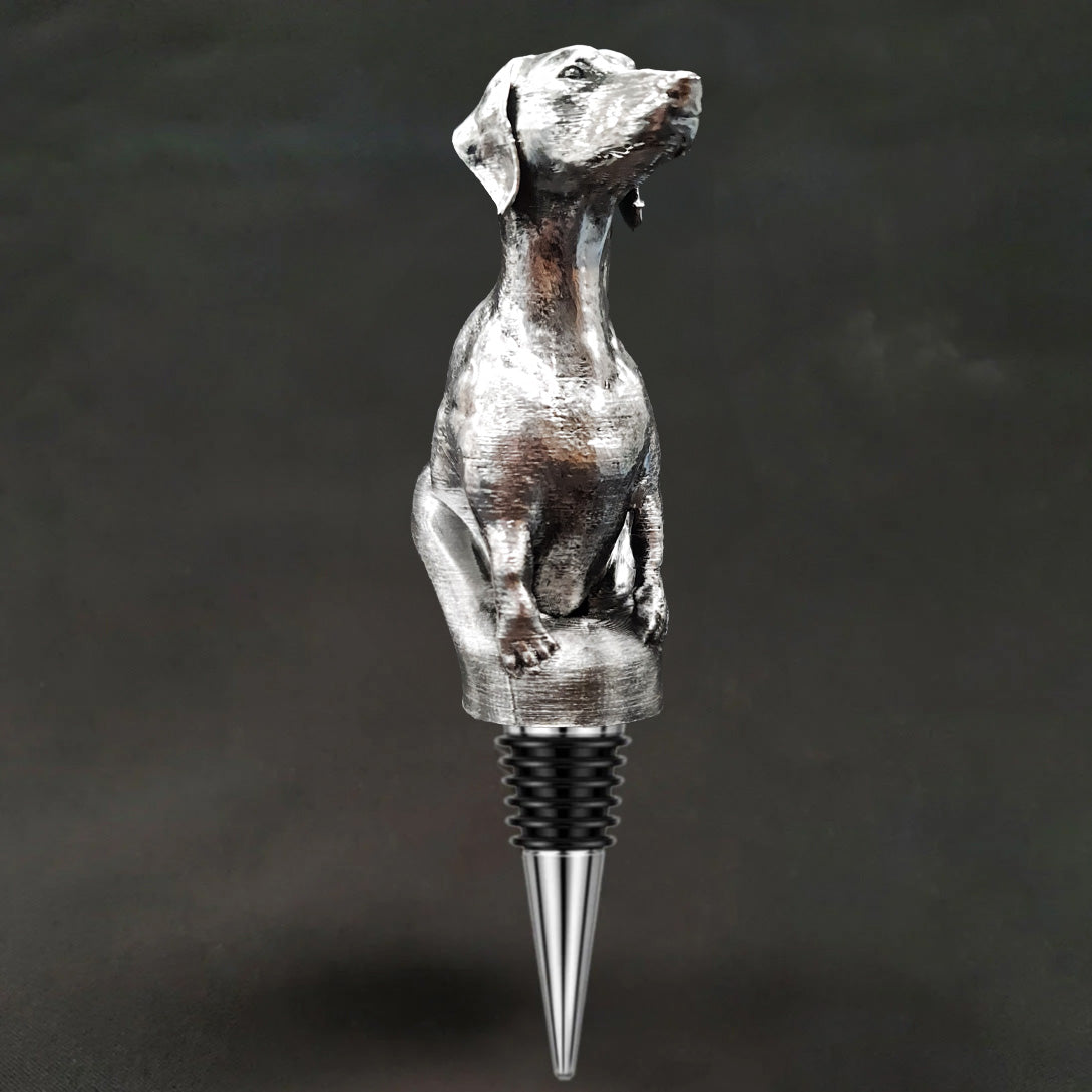 Smooth Dachshund Bottle Stopper