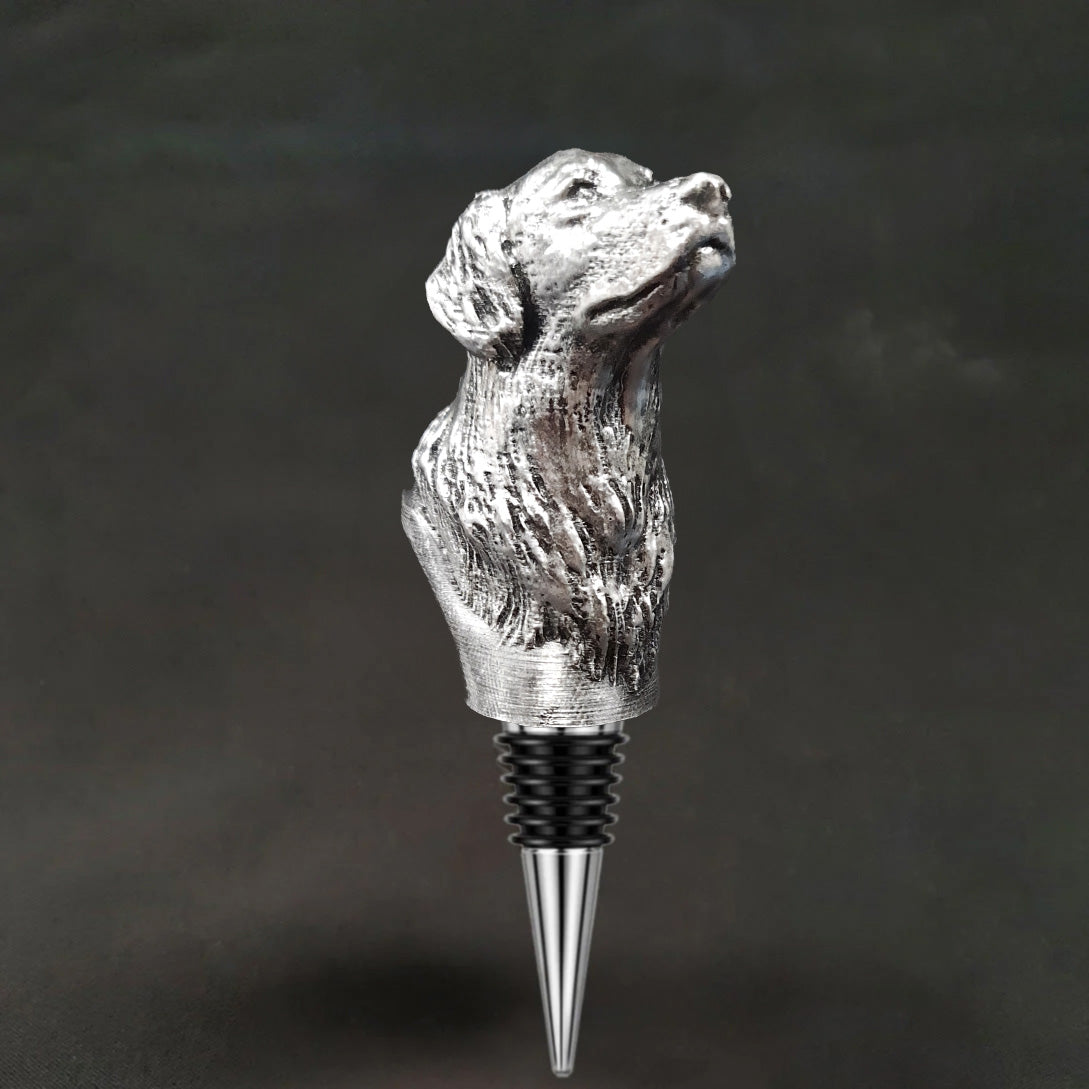 Golden Retriever Bottle Stopper