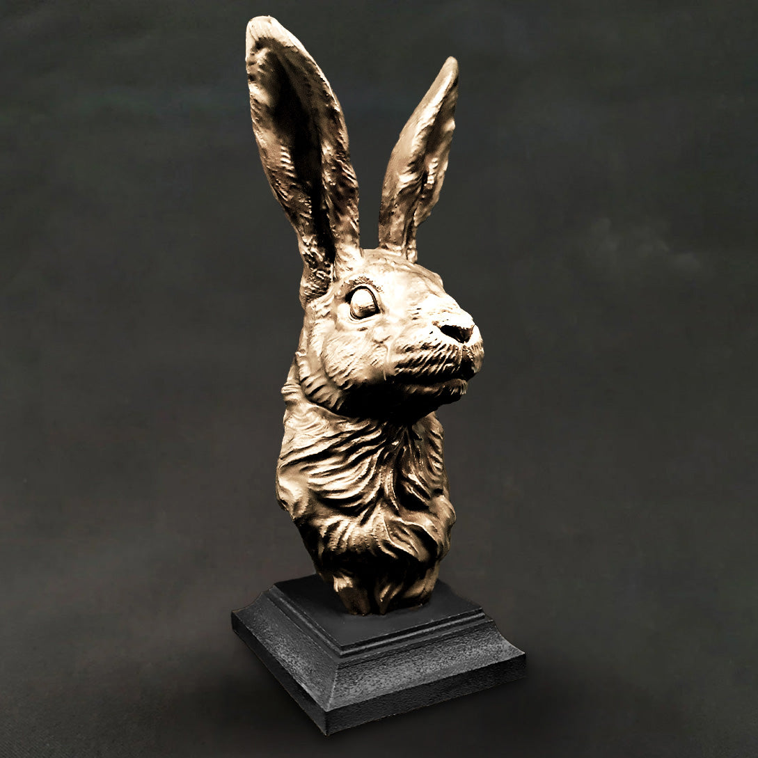 Hare Bust Statue