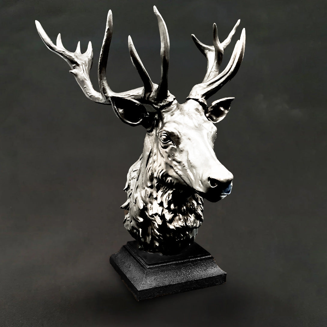 Stag Bust Statue