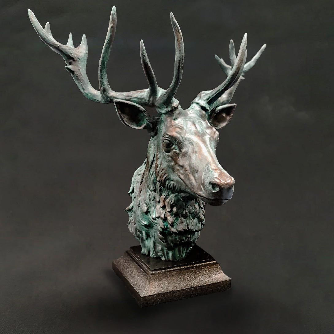 Stag Bust Statue